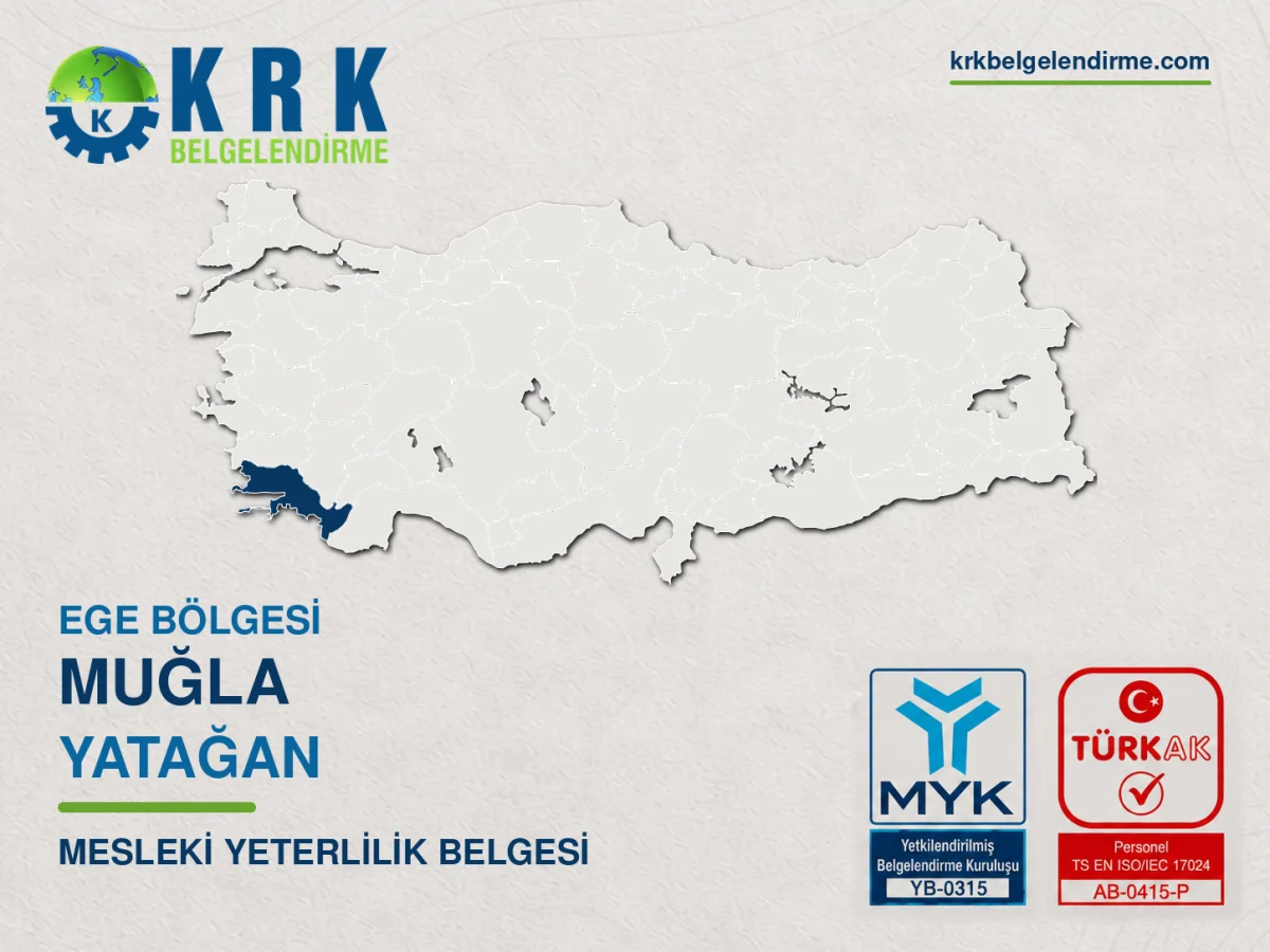Yatağan mesleki yeterlilik belgesi
