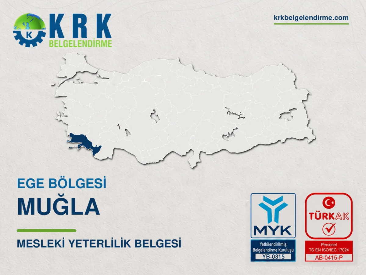 Muğla Mesleki Yeterlilik Belgesi