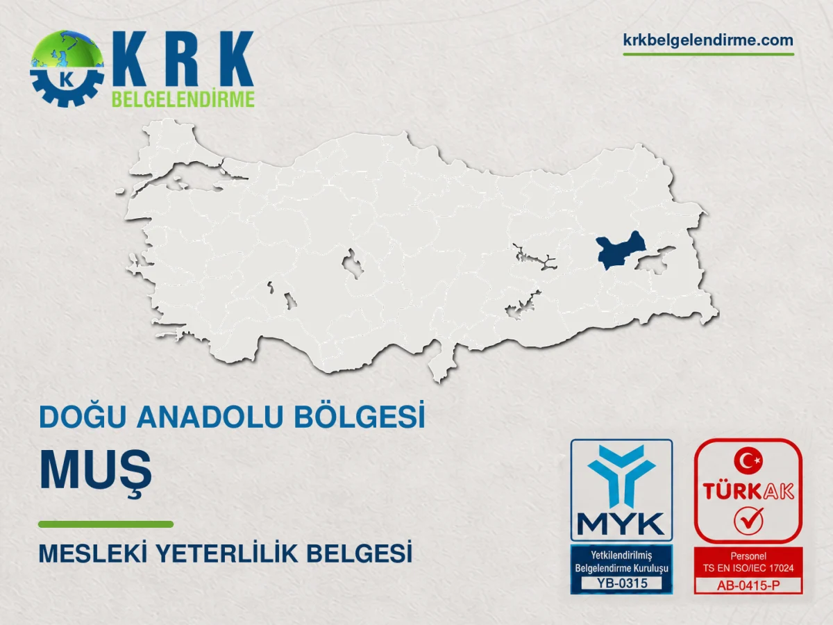 Muş Mesleki Yeterlilik Belgesi
