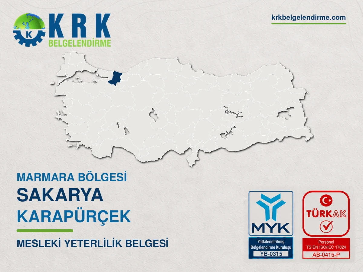 Sakarya Karapürçek Mesleki Yeterlilik Belgesi