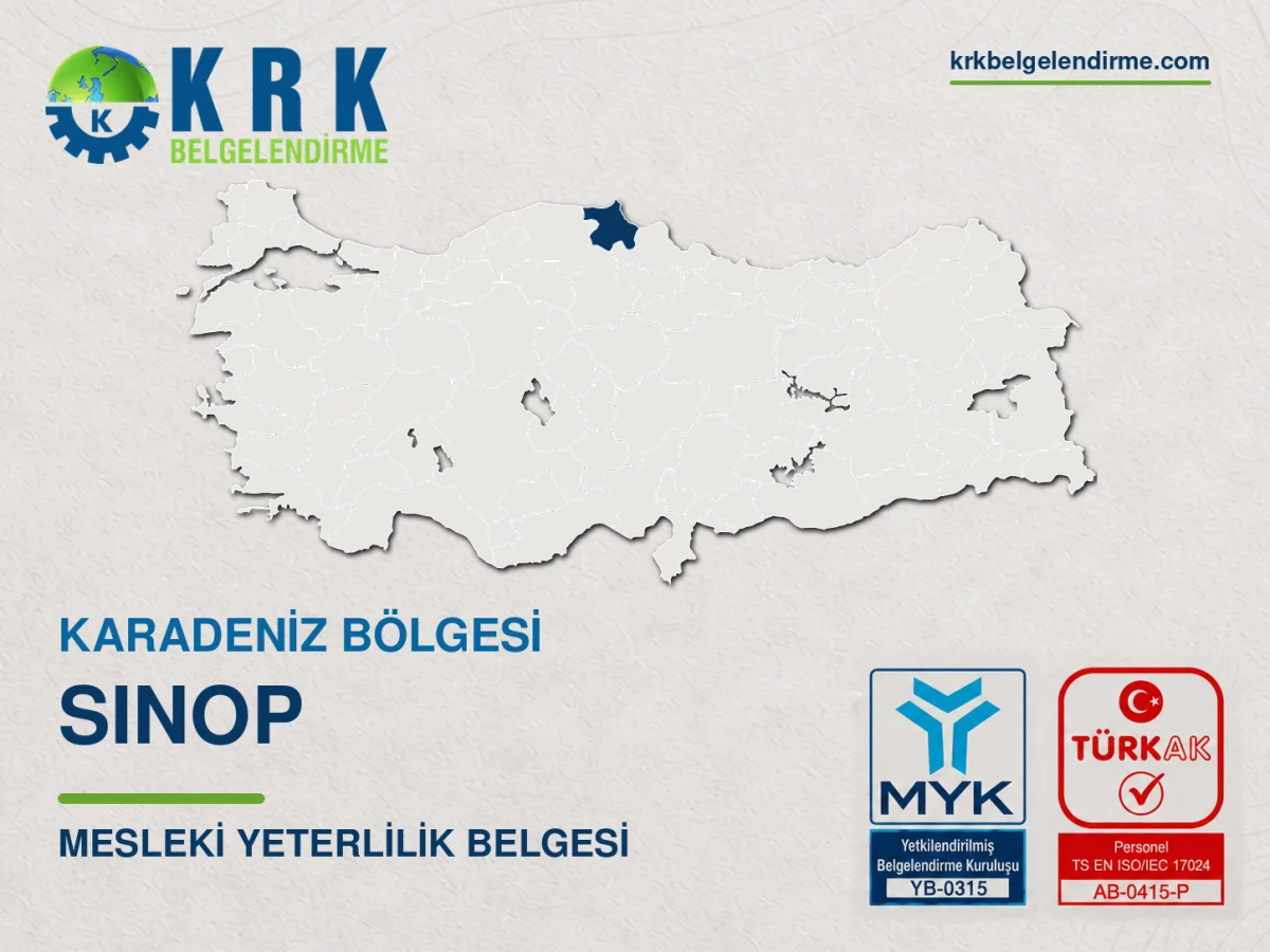 Sinop Mesleki Yeterlilik Belgesi