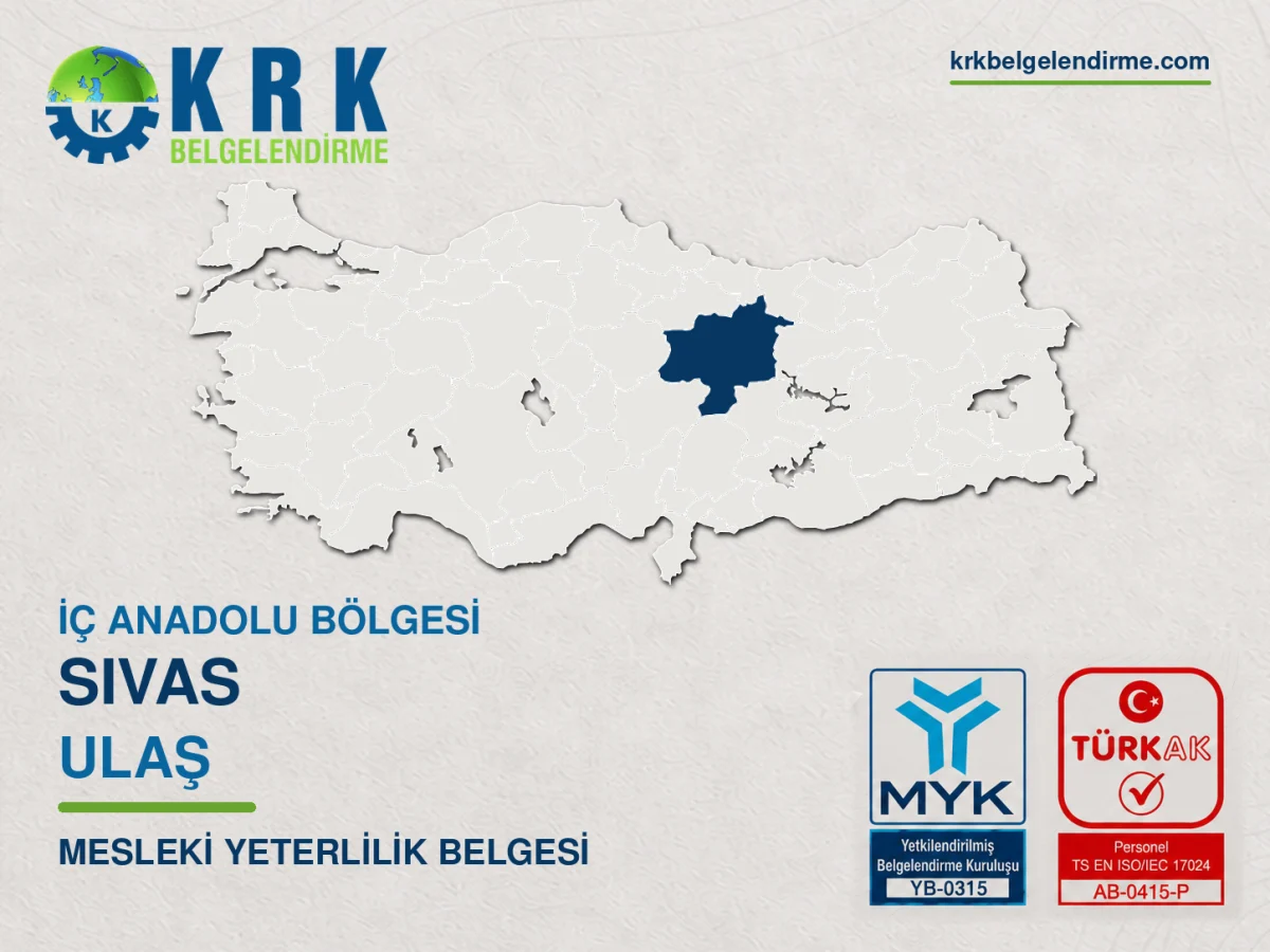 Sivas Ulaş Mesleki Yeterlilik Belgesi