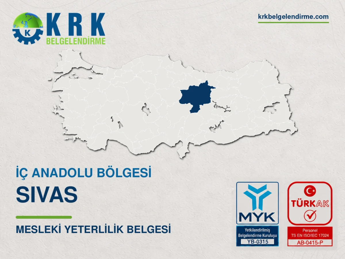 Sivas Mesleki Yeterlilik Belgesi