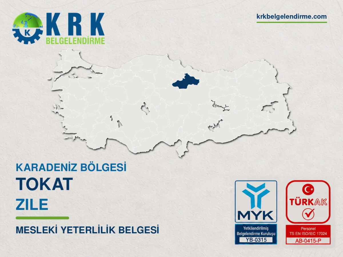 Zile mesleki yeterlilik belgesi