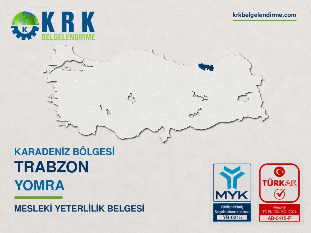 Yomra mesleki yeterlilik belgesi