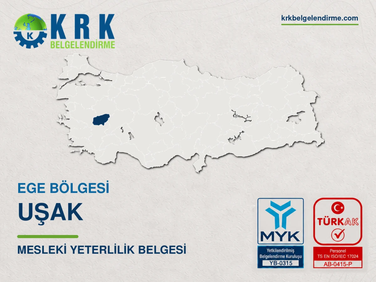 Uşak Mesleki Yeterlilik Belgesi