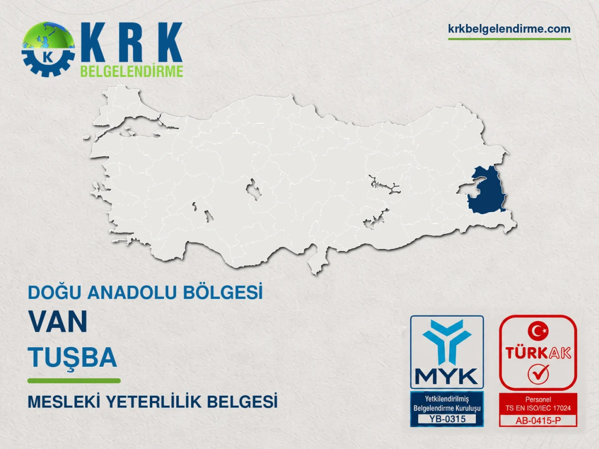 Van Tuşba Mesleki Yeterlilik Belgesi