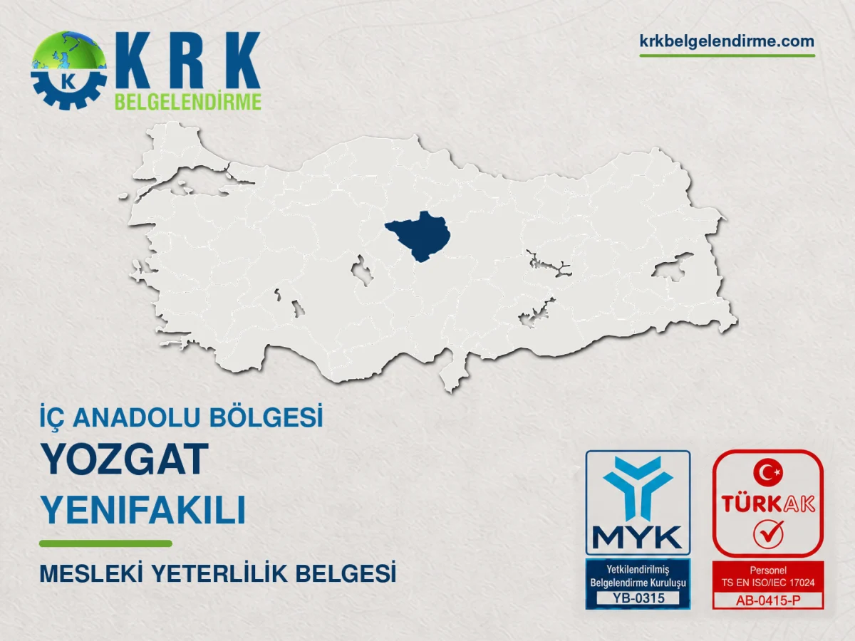 Yenifakılı mesleki yeterlilik belgesi