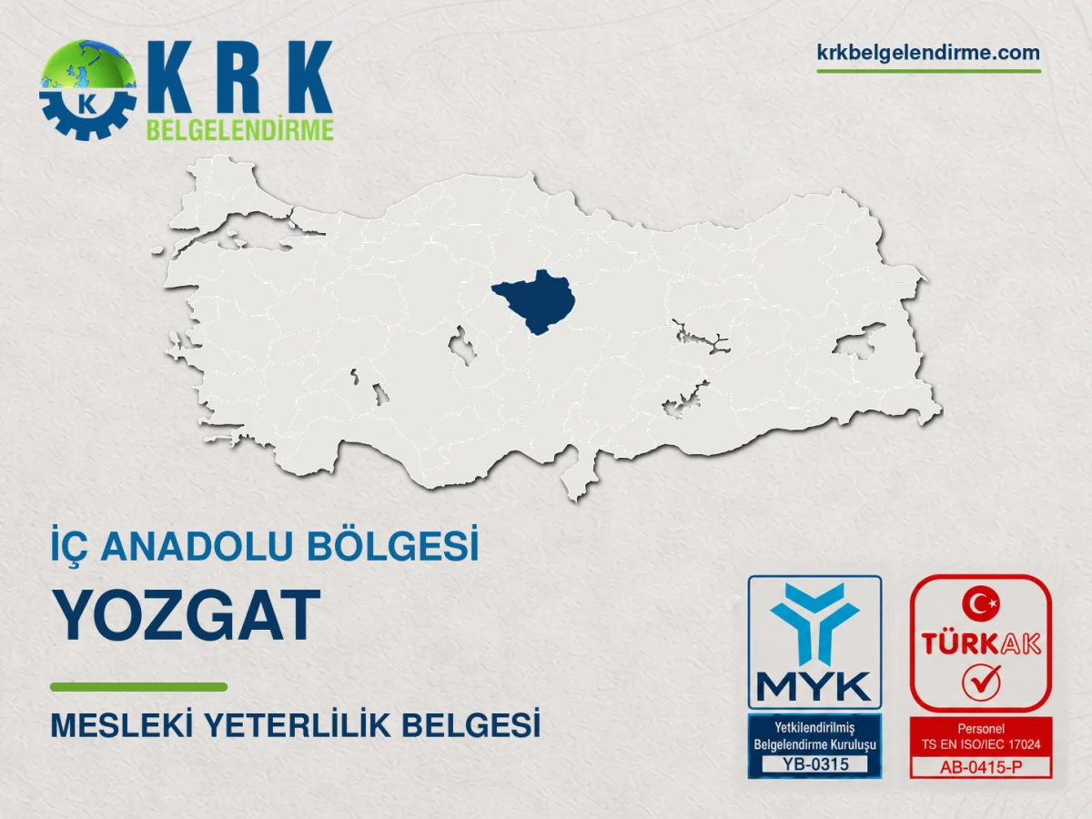 Yozgat mesleki yeterlilik belgesi