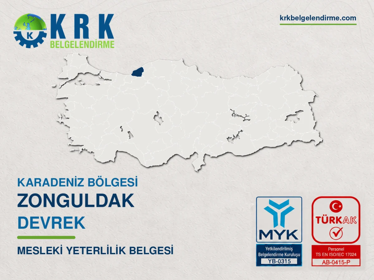 Zonguldak Devrek Mesleki Yeterlilik Belgesi