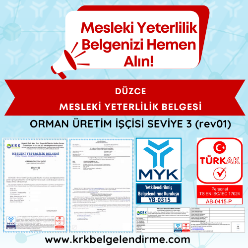 Düzce Orman Sertifikası